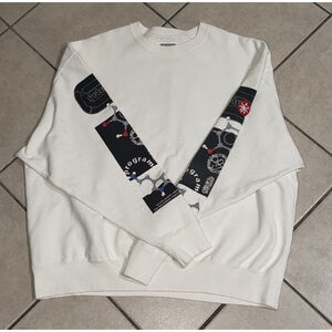 Cav Empt Sweatshirt Mens XL White Program Crewneck Jumper